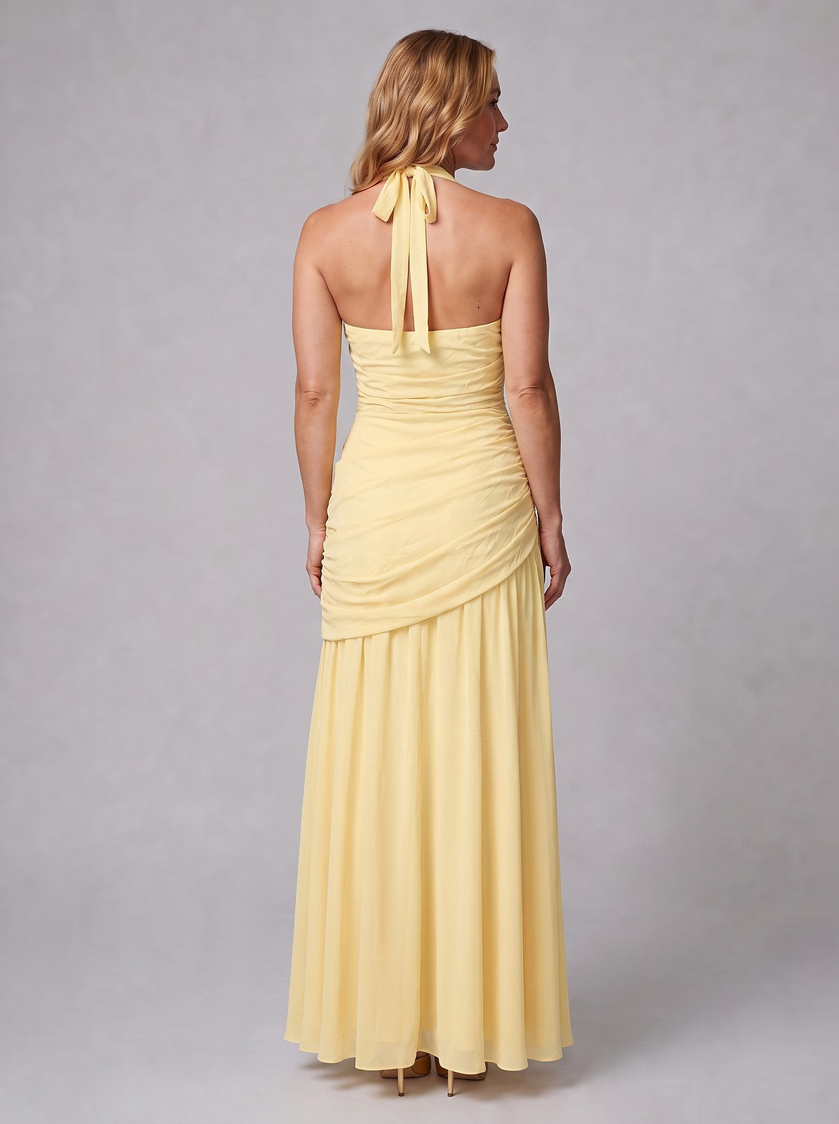 Robe Sirène Longue Femme à Col Halter