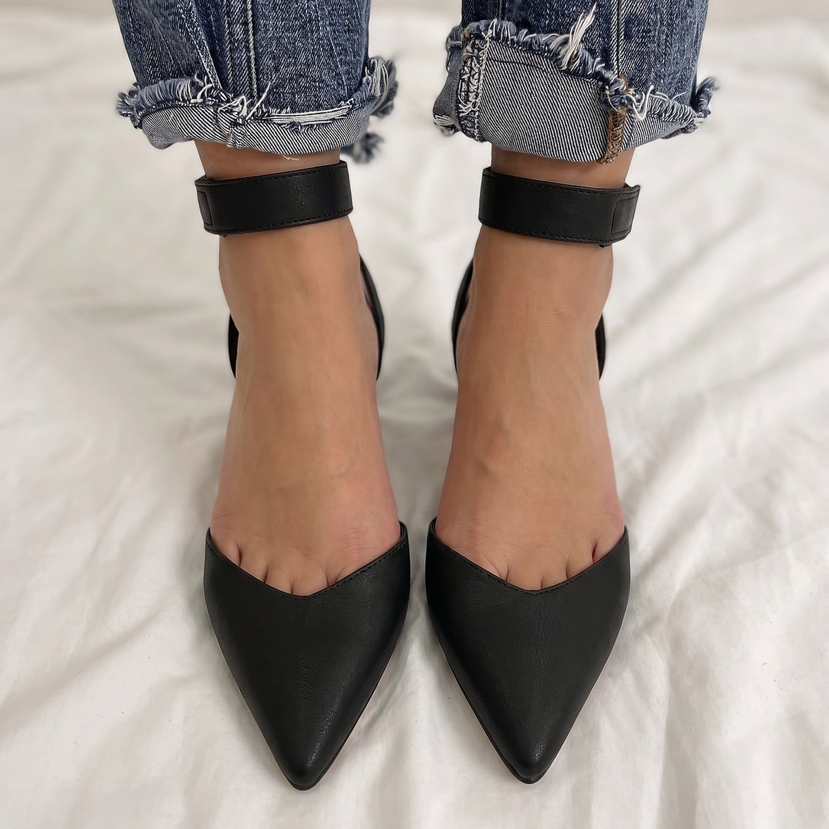 Escarpins Petit Talon Femme à Bout Pointu