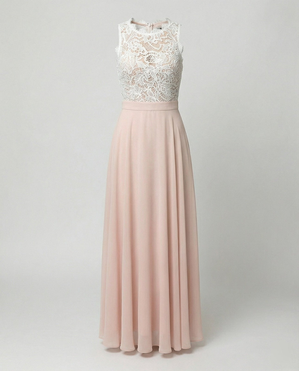 Robe Longue en Dentelle Femme sans Manches