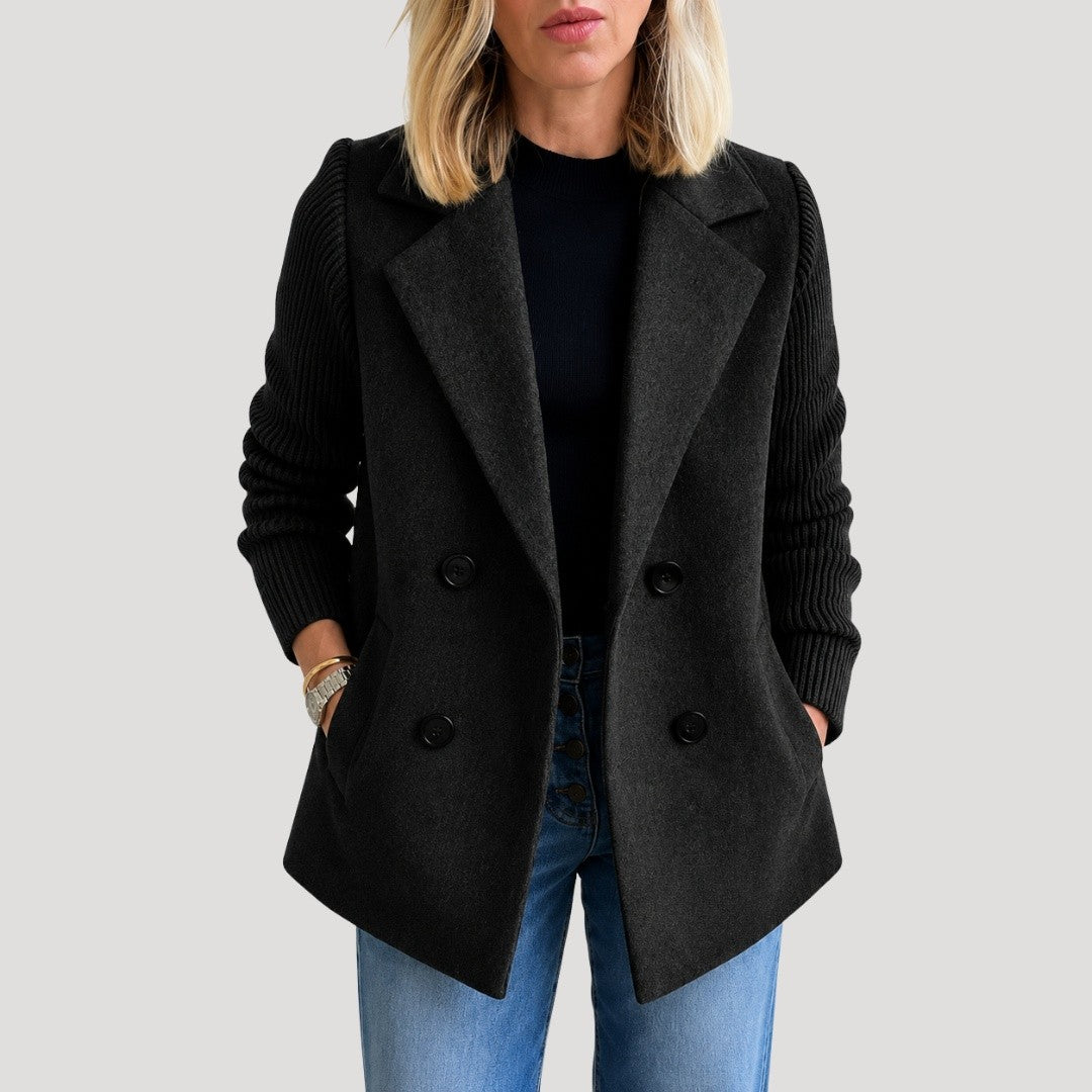 Blazer Croisé Femme à Poches
