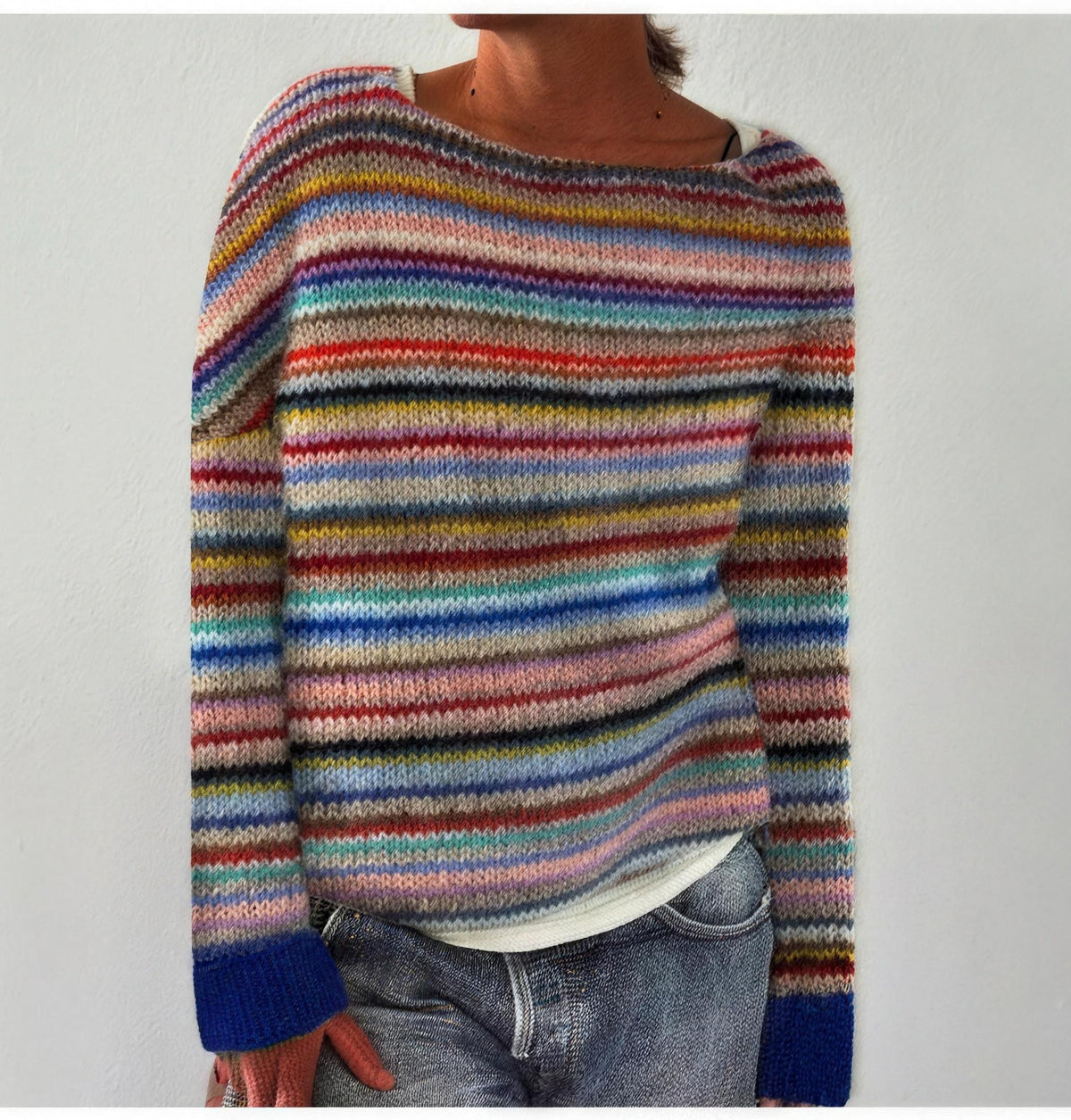Pull Jacquard Femme à Motif Fair Isle