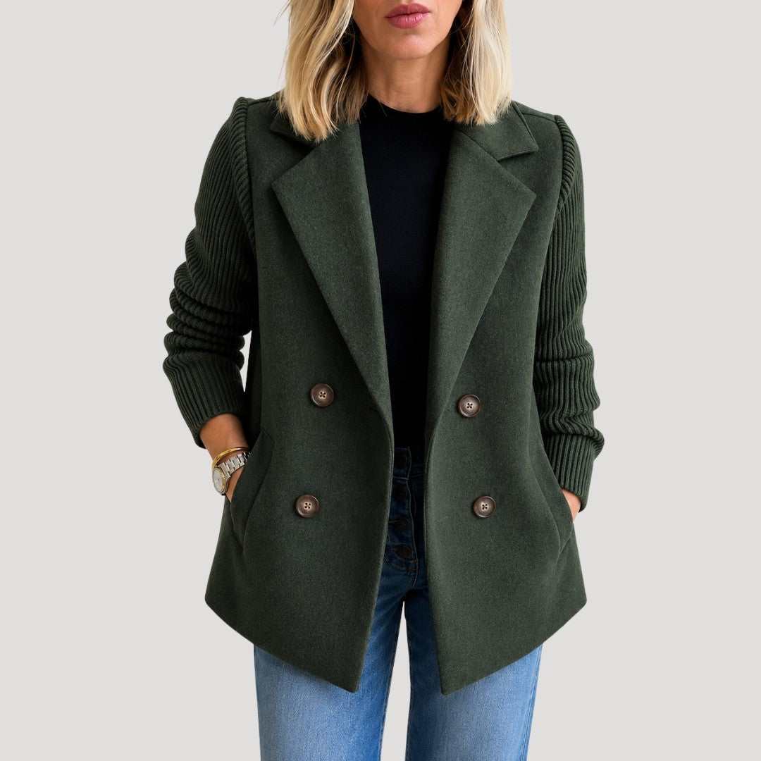 Blazer Croisé Femme à Poches